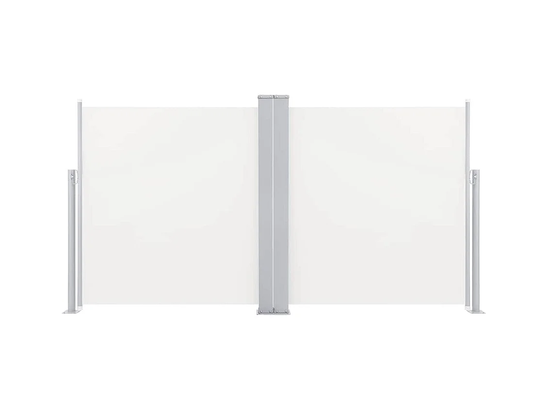 Auvent latéral rétractable Crème 120 x 600 cm