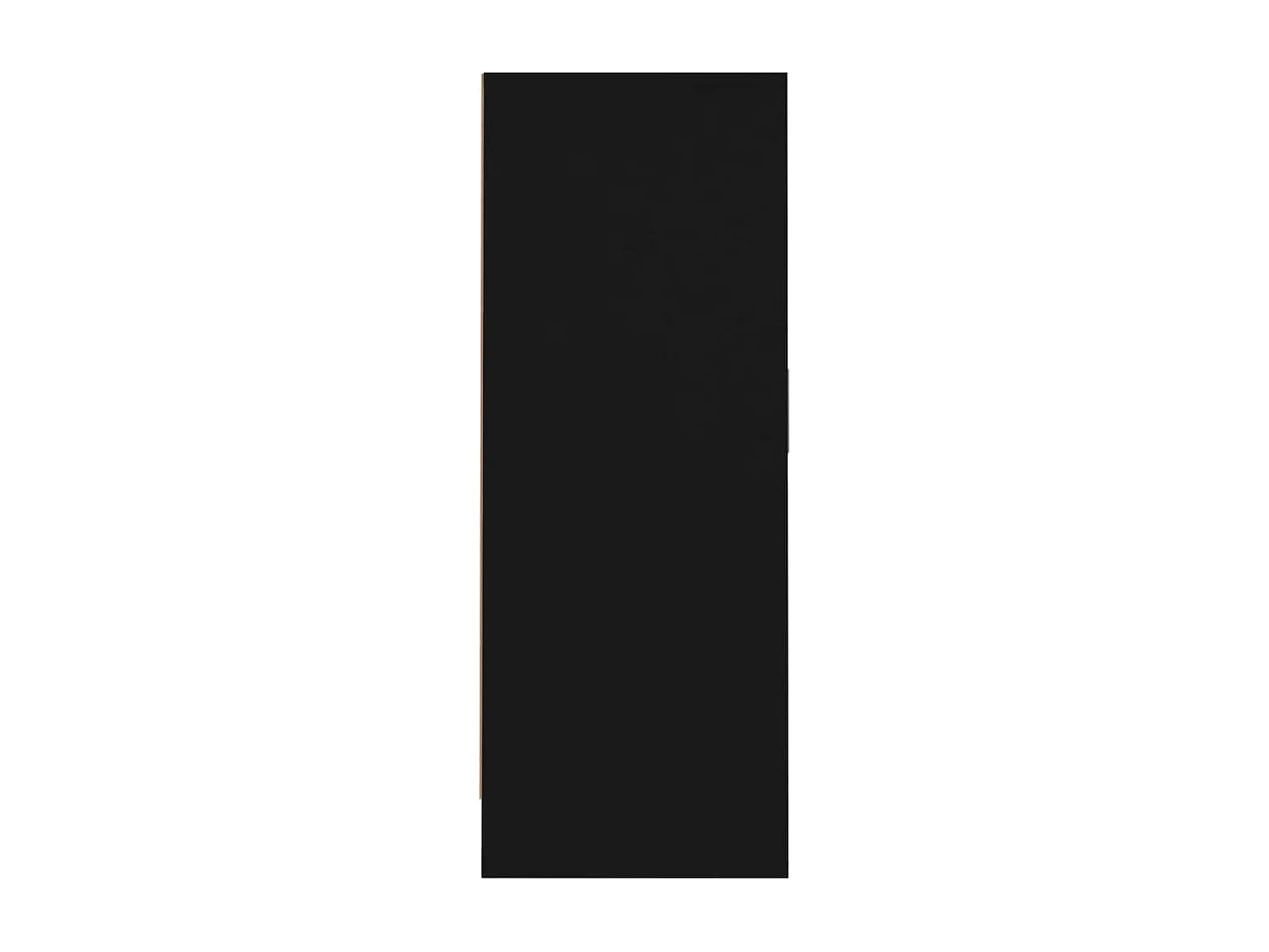 Scarpiera nera 60x35x92 cm Legno ingegnerizzato