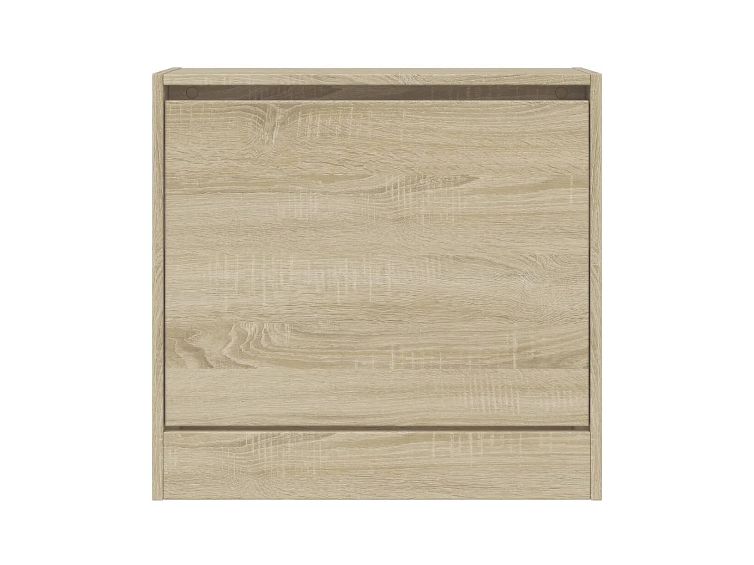 Schuhschrank aus Sonoma-Eiche, 60 x 21 x 57 cm, Holzwerkstoff