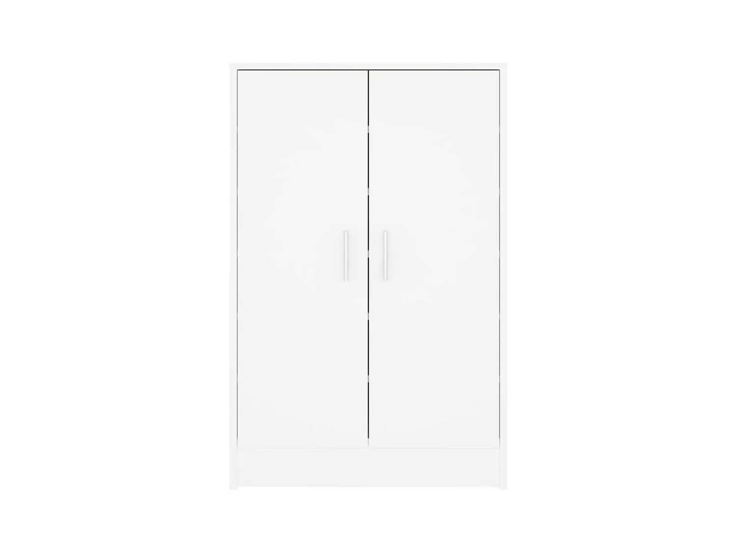 Armoire à chaussures Blanc 60x35x92 cm Bois d’ingénierie