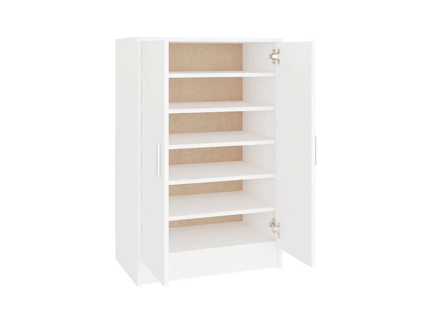 Armoire à chaussures Blanc 60x35x92 cm Bois d’ingénierie