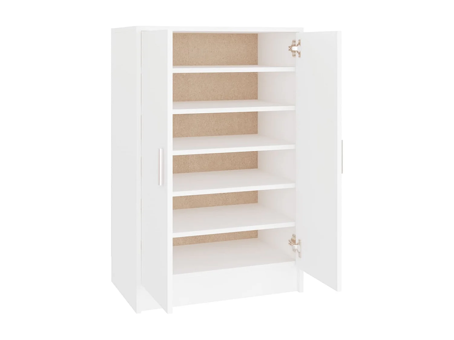 Armoire à chaussures Blanc 60x35x92 cm Bois d’ingénierie
