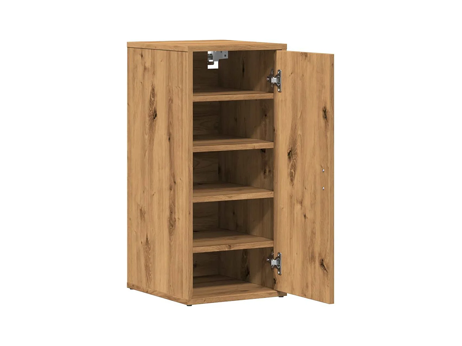 Armoires à chaussures 2 pcs chêne artisanal bois d'ingénierie