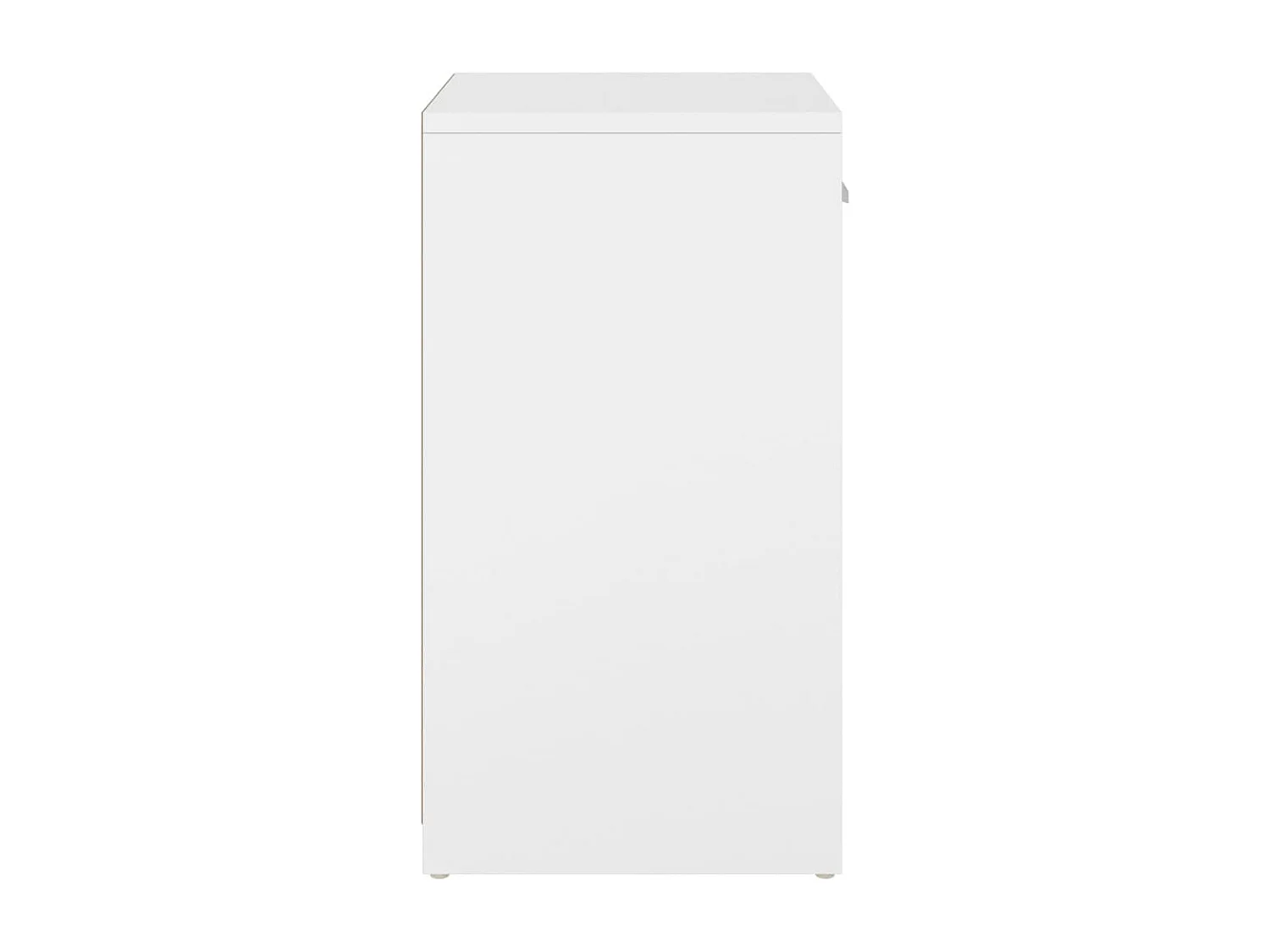 Banc à chaussures blanc et chêne sonoma bois d'ingénierie