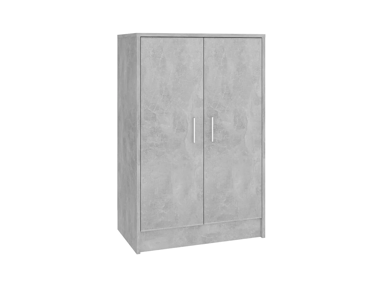Armoire à chaussures Gris béton 60x35x92 cm Bois d’ingénierie