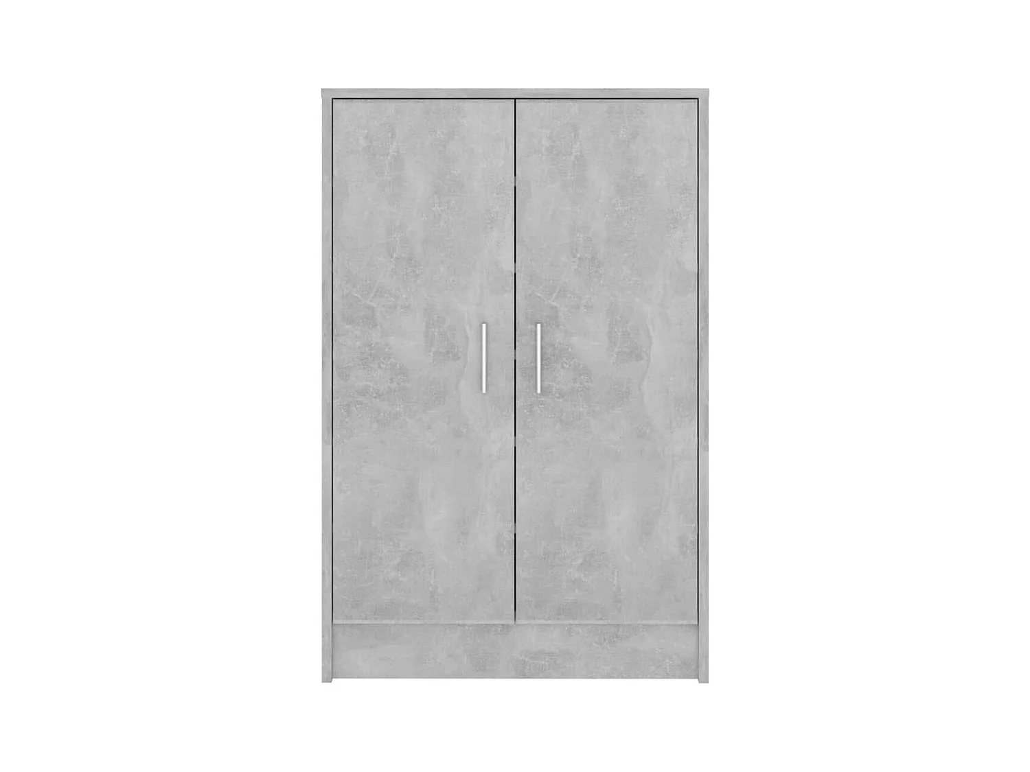 Armoire à chaussures Gris béton 60x35x92 cm Bois d’ingénierie