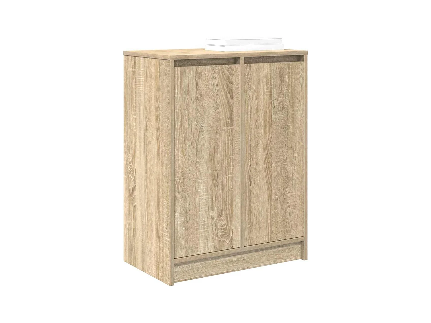 Armoire à chaussures chêne sonoma 57x34x76 cm bois d'ingénierie