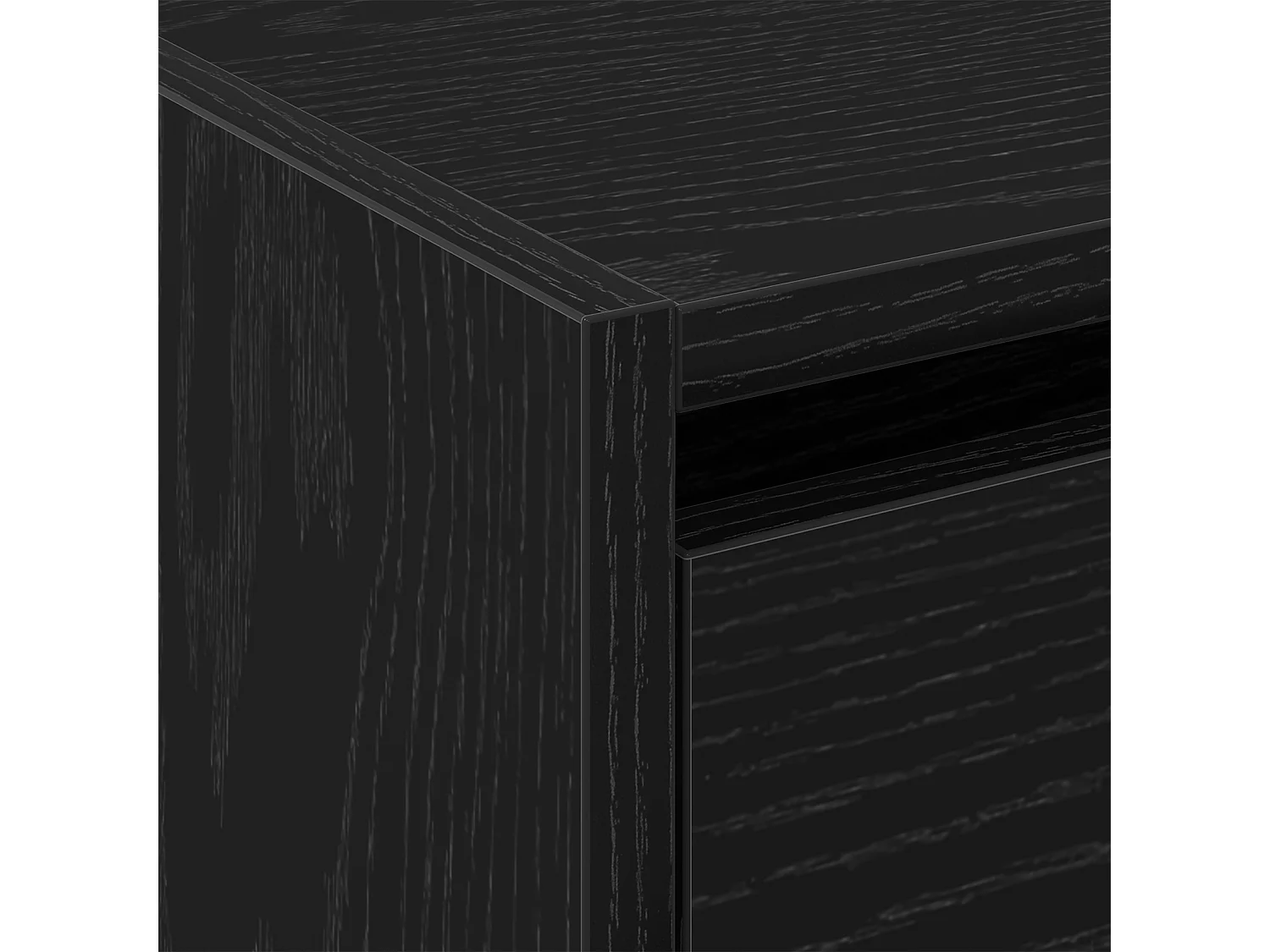 Cabinet à chaussures Chêne noir 60x21x57 cm Bois d'ingénierie