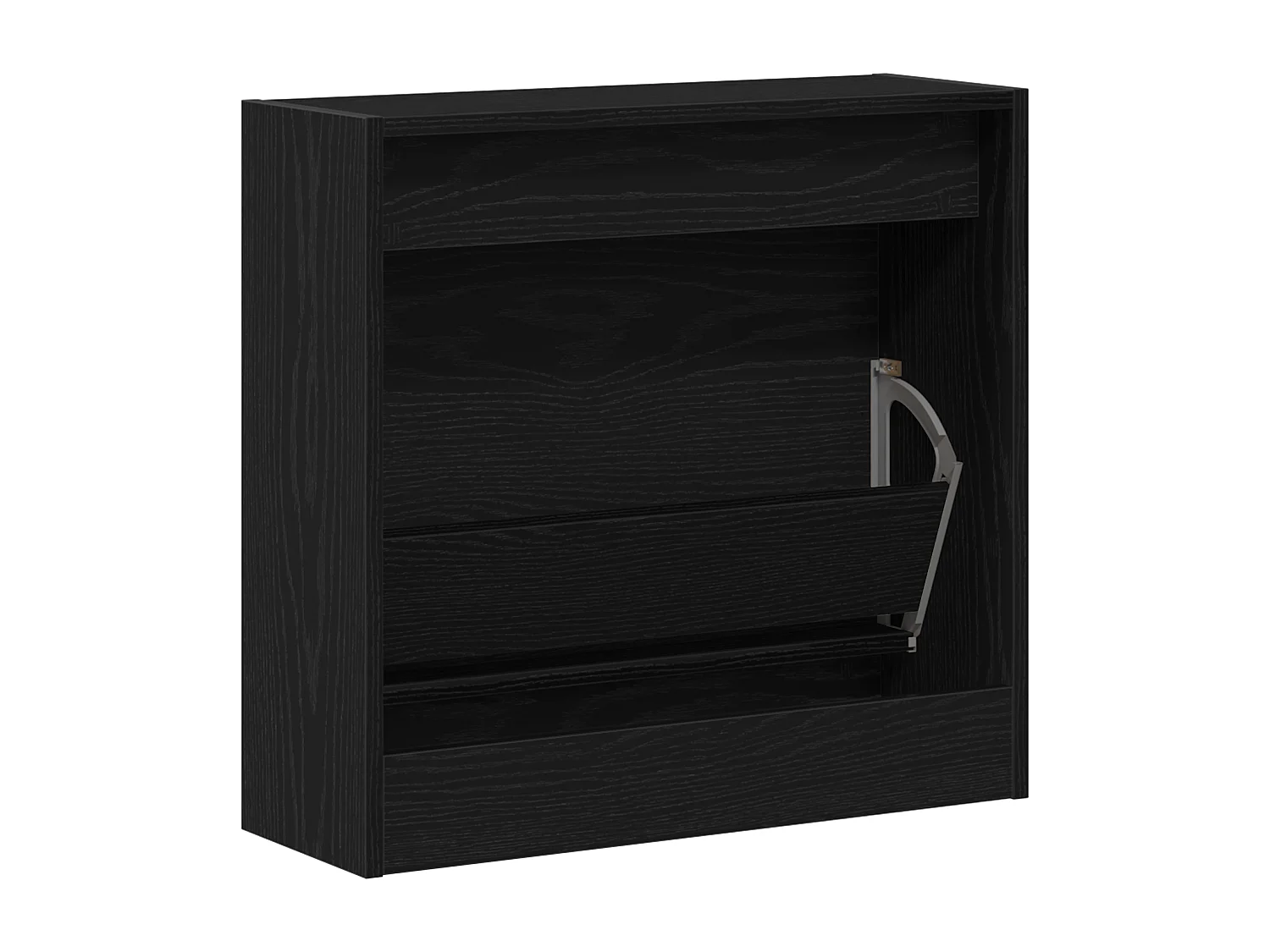 Cabinet à chaussures Chêne noir 60x21x57 cm Bois d'ingénierie