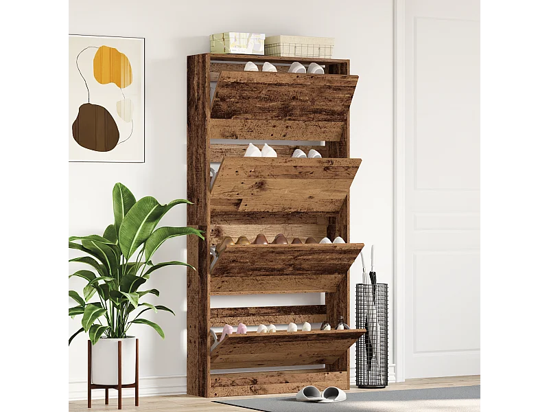 Zapatero Madera antigua Madera de ingeniería