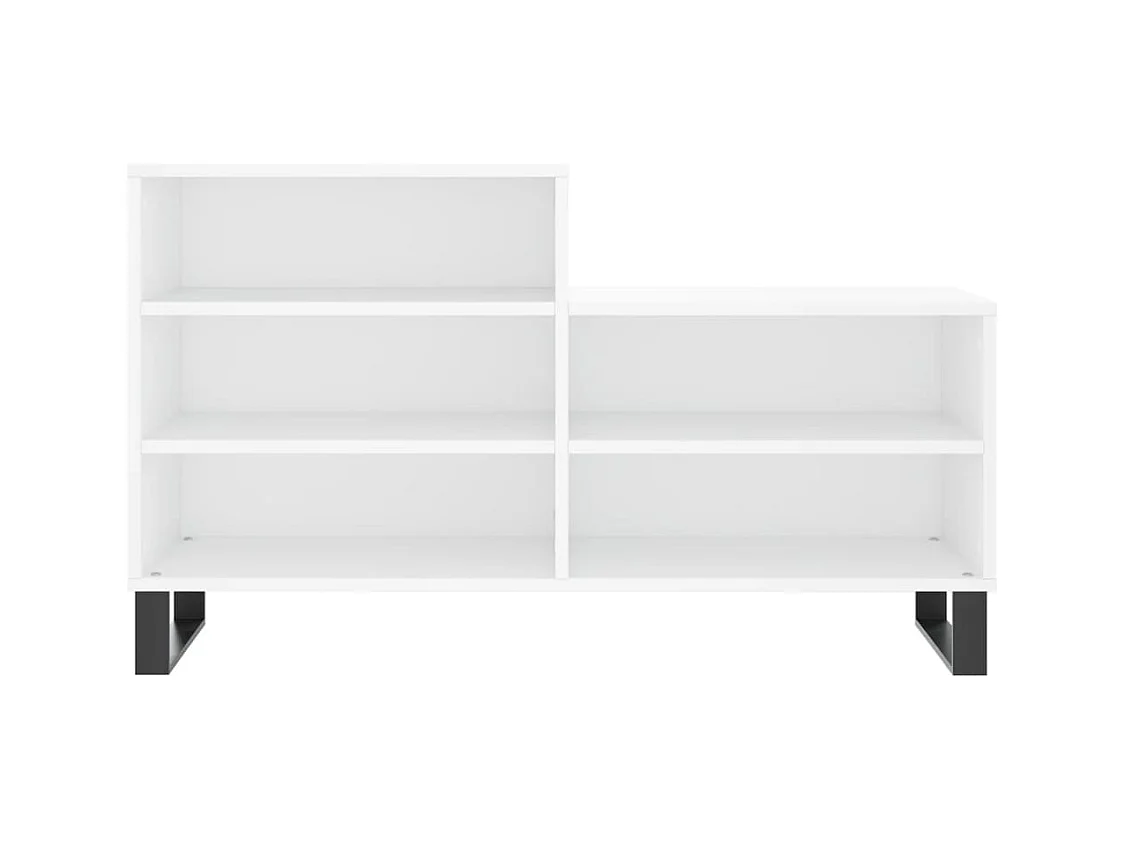 Armoire à chaussures Blanc 102x36x60 cm Bois d'ingénierie