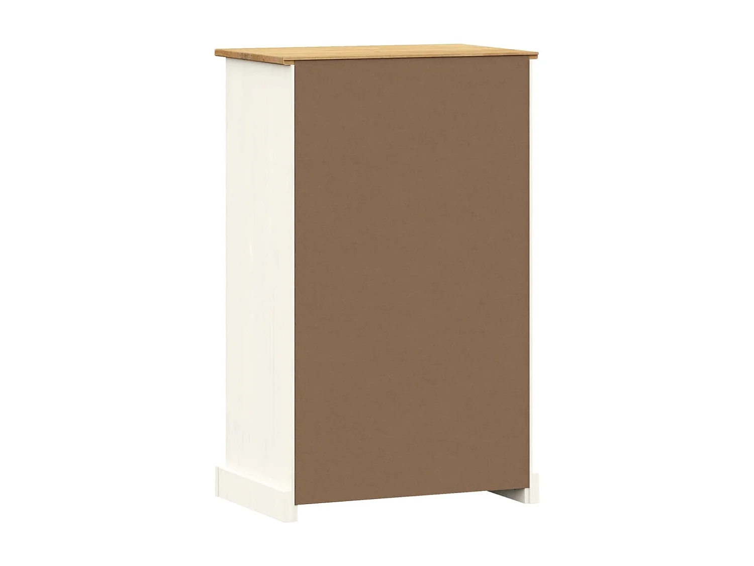 Armoire à chaussures 60x35x96 cm blanc bois massif de pin