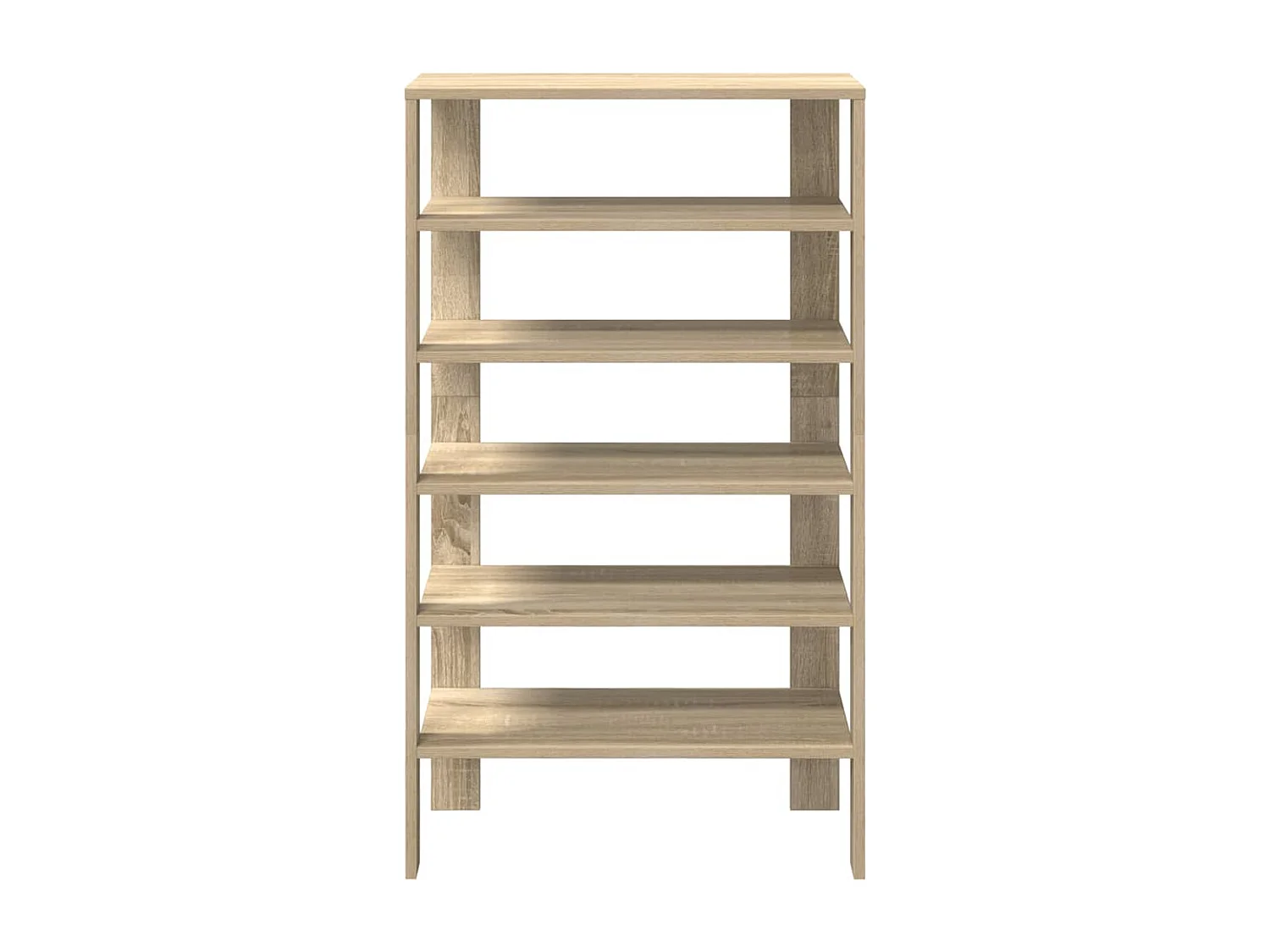 Étagère à chaussures chêne sonoma 61x32x105cm bois d'ingénierie