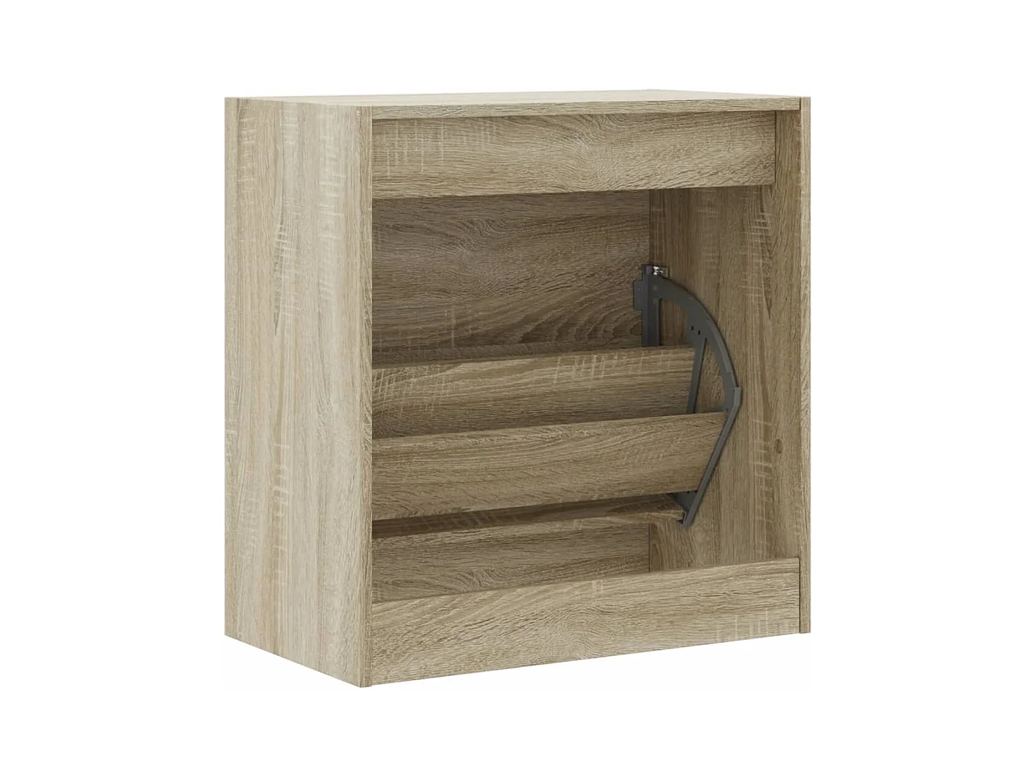 Armoire à chaussures chêne sonoma 60x34x63,5 cm bois ingénierie
