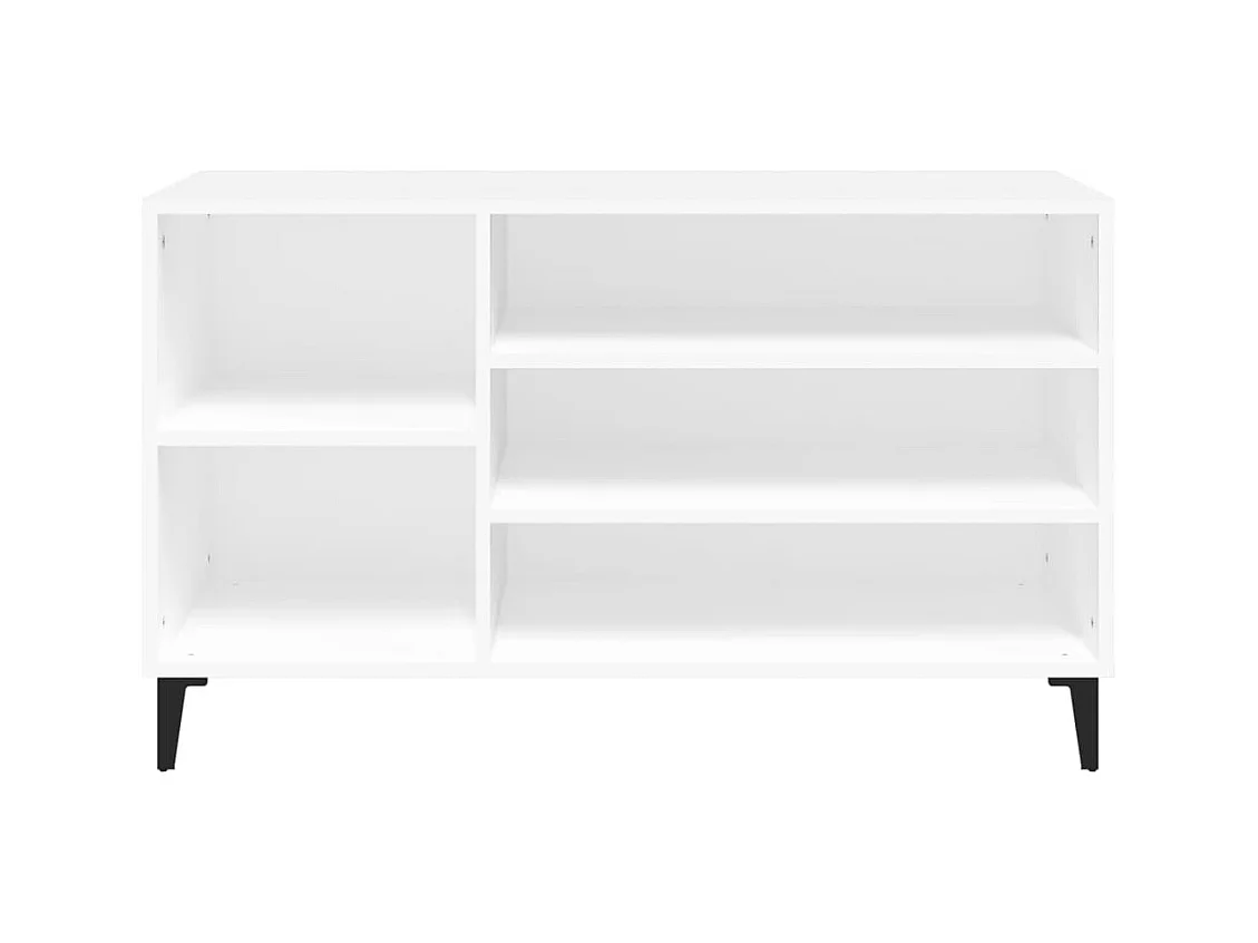 Armoire à chaussures Blanc 102x36x60 cm Bois d'ingénierie