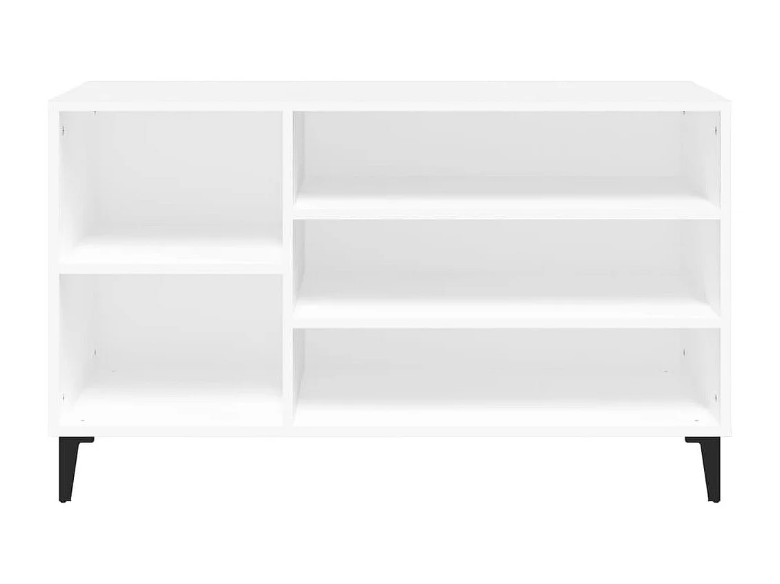 Armoire à chaussures Blanc 102x36x60 cm Bois d'ingénierie