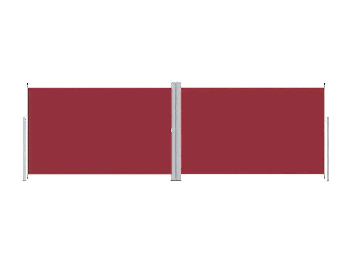 Auvent latéral rétractable Rouge 200x600 cm