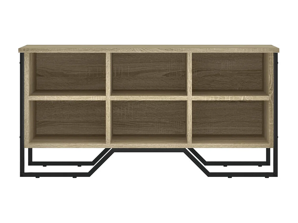 Zapatero de roble Sonoma 90x38x45,5 cm