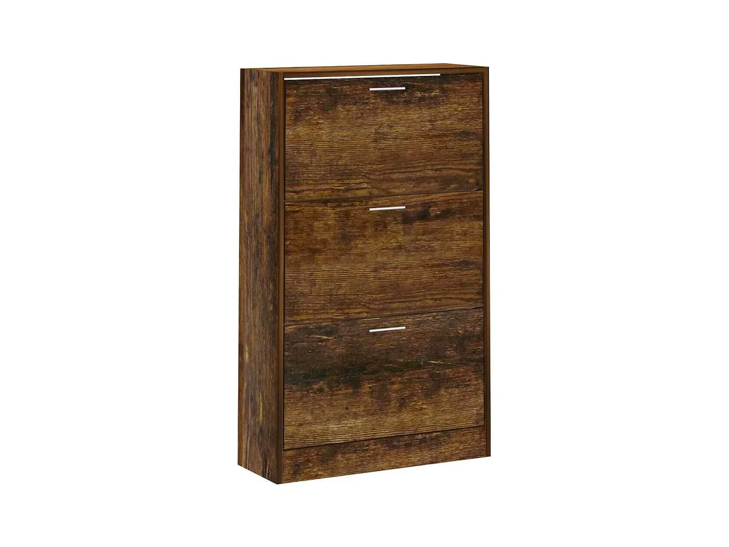 Armoire à chaussures Chêne fumé 63x24x103 cm Bois d'ingénierie
