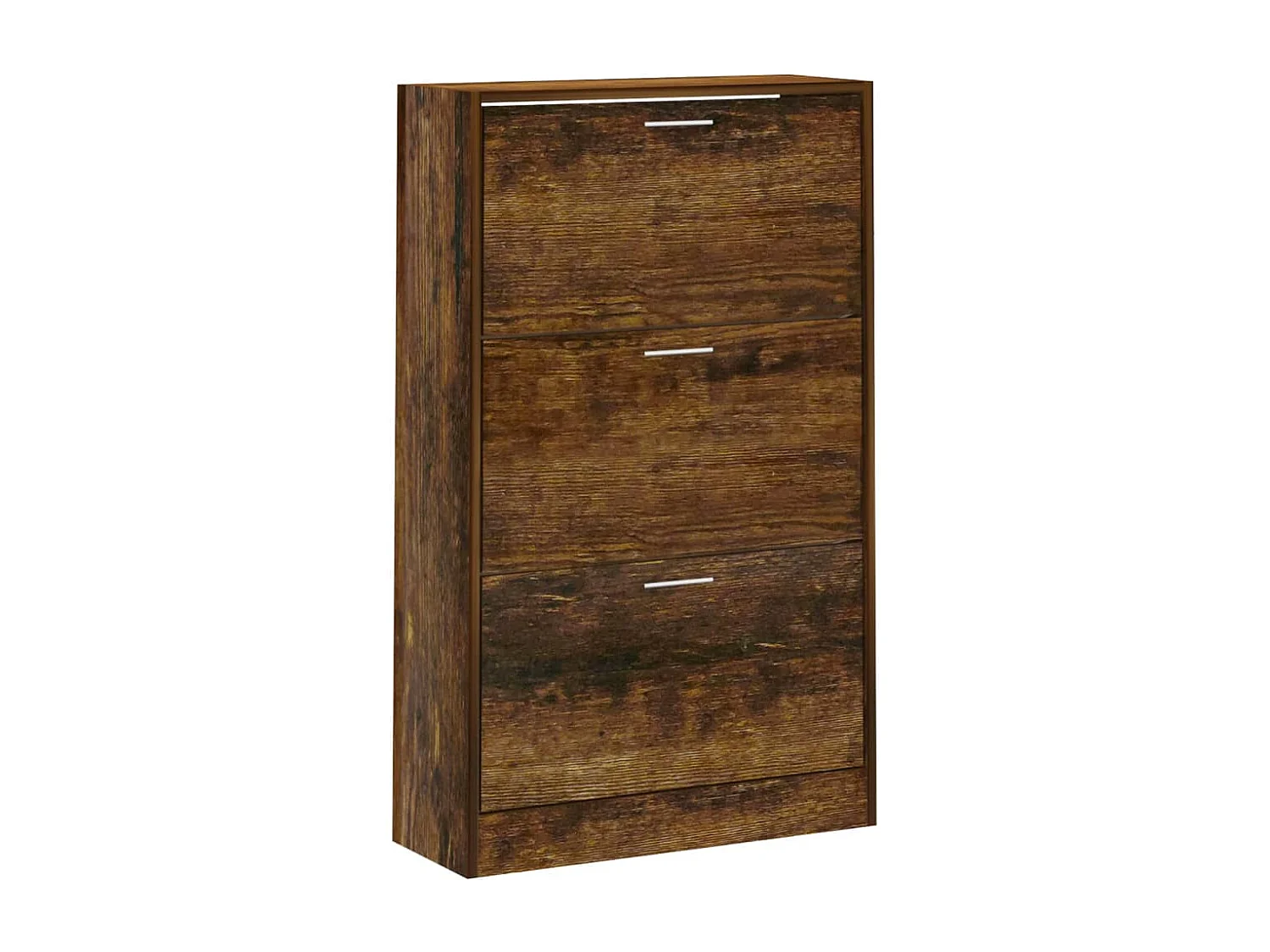 Armoire à chaussures Chêne fumé 63x24x103 cm Bois d'ingénierie