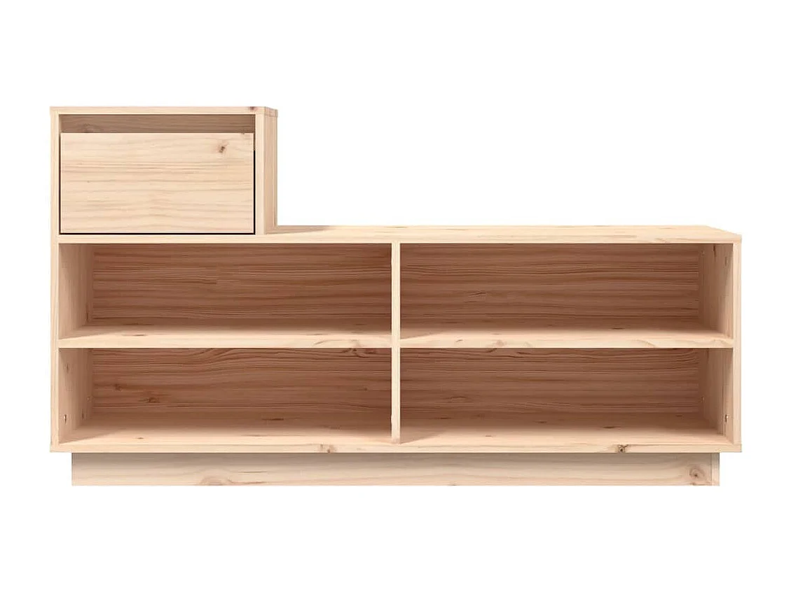 Zapatero 110x34x61 cm Madera maciza de pino