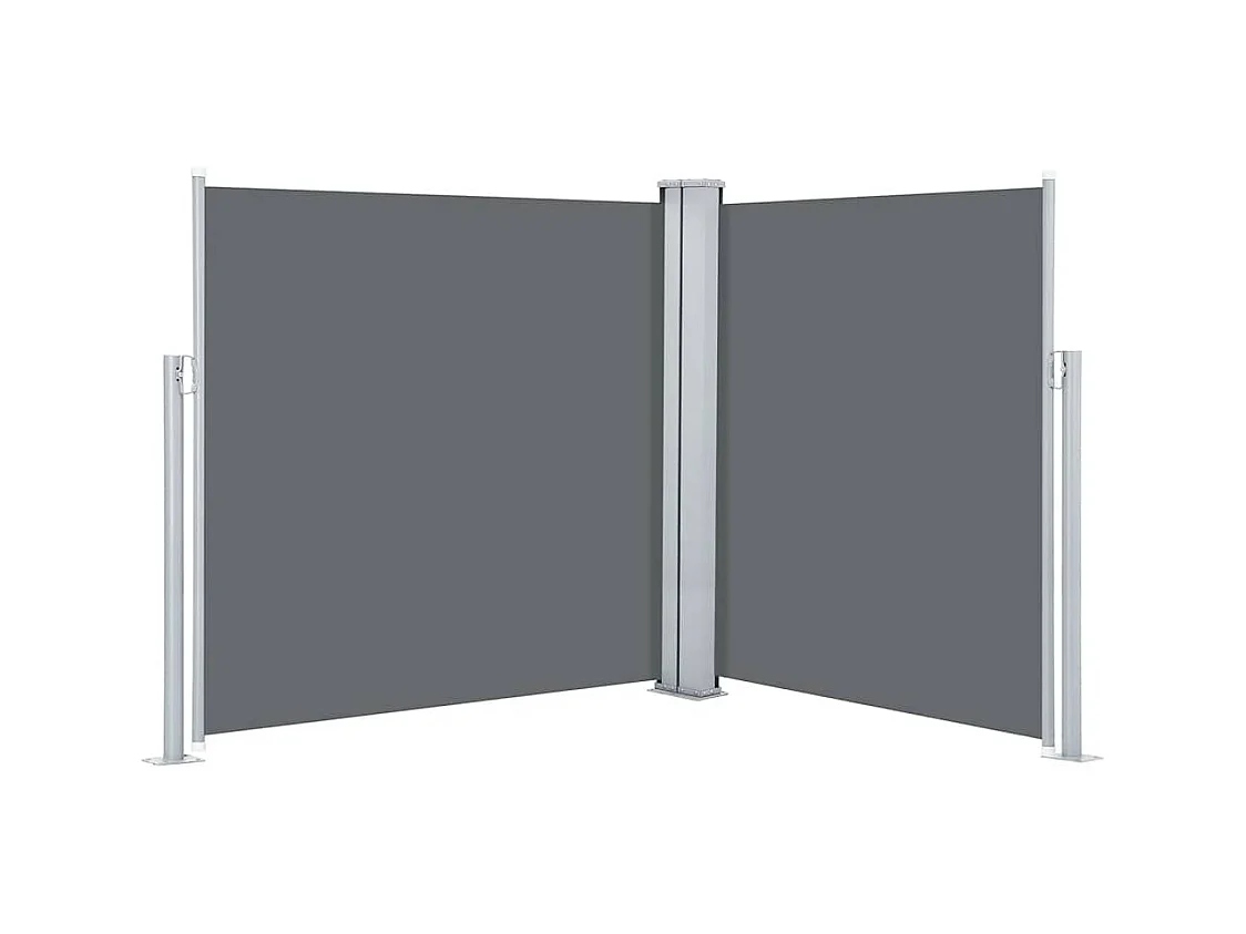 Auvent latéral rétractable Anthracite 140 x 600 cm