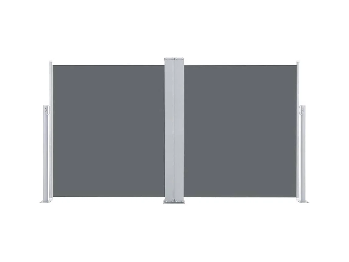 Auvent latéral rétractable Anthracite 140 x 600 cm