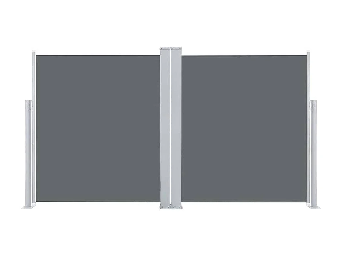 Auvent latéral rétractable Anthracite 140 x 600 cm