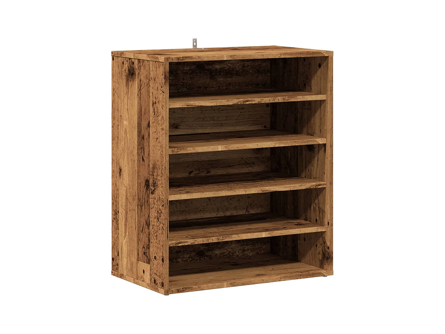 Armoire à chaussures vieux bois 60x35x70 cm bois d'ingénierie