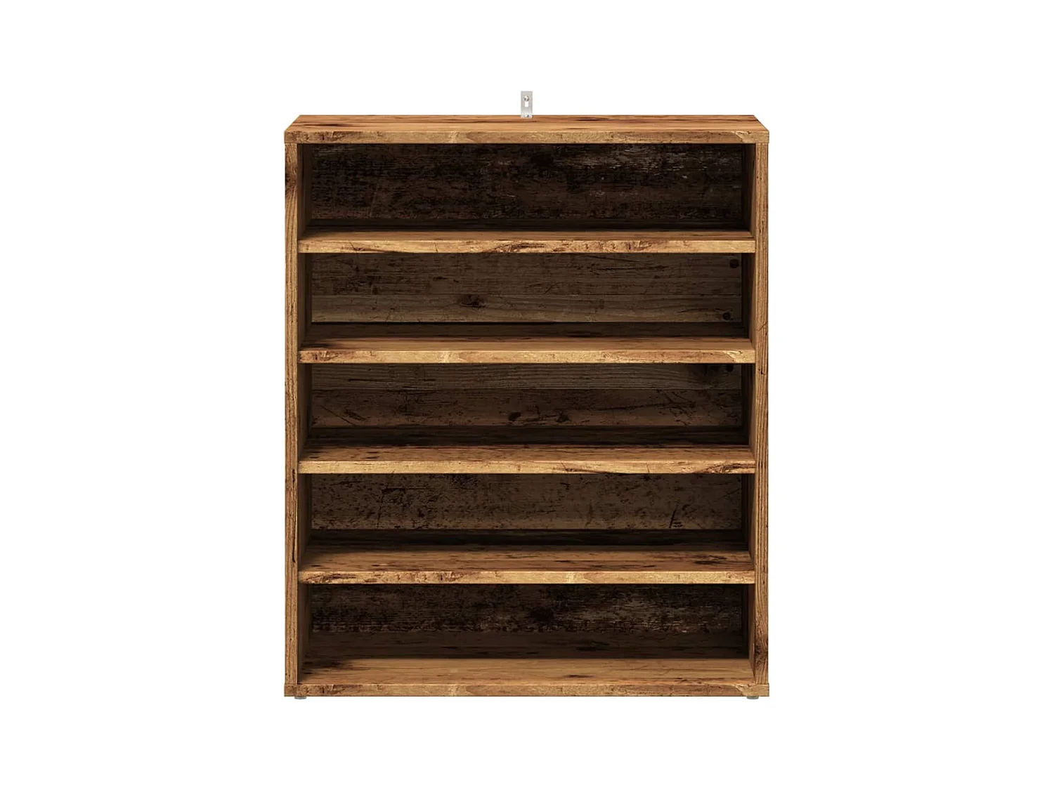 Armoire à chaussures vieux bois 60x35x70 cm bois d'ingénierie