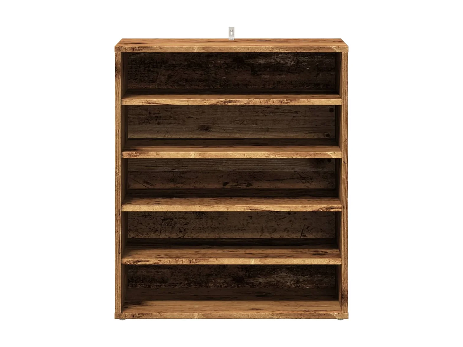 Armoire à chaussures vieux bois 60x35x70 cm bois d'ingénierie