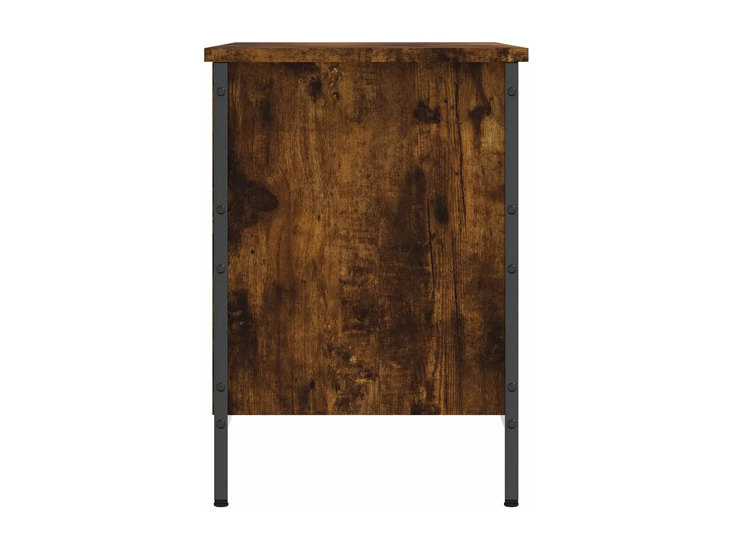 Armoire à chaussures chêne fumé 69x35x50 cm bois d'ingénierie