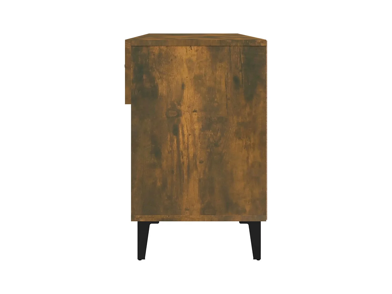 Meuble à chaussures Chêne fumé 102x35x55 cm Bois d'ingénierie