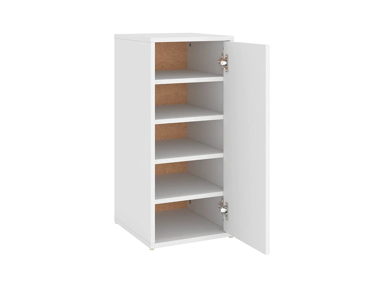 Armoire à chaussures Blanc 32x35x70 cm Bois d’ingénierie