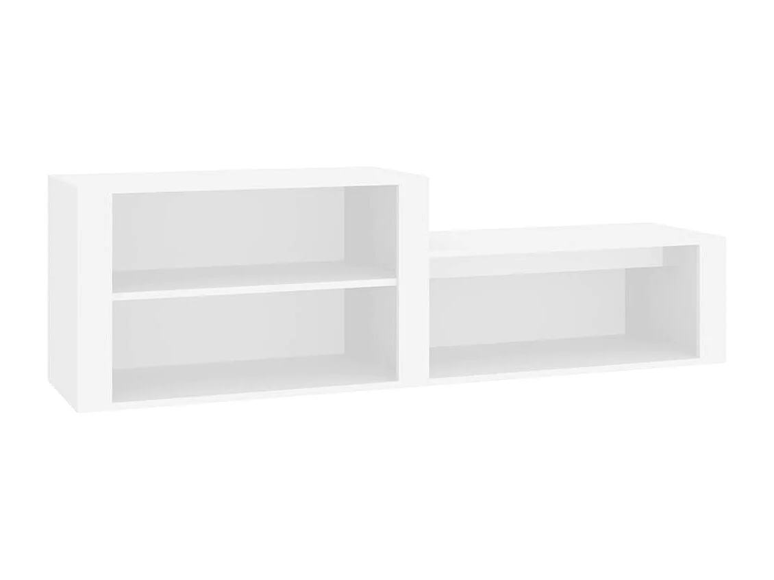 Armoire à chaussures Blanc 150x35x45 cm Bois d'ingénierie