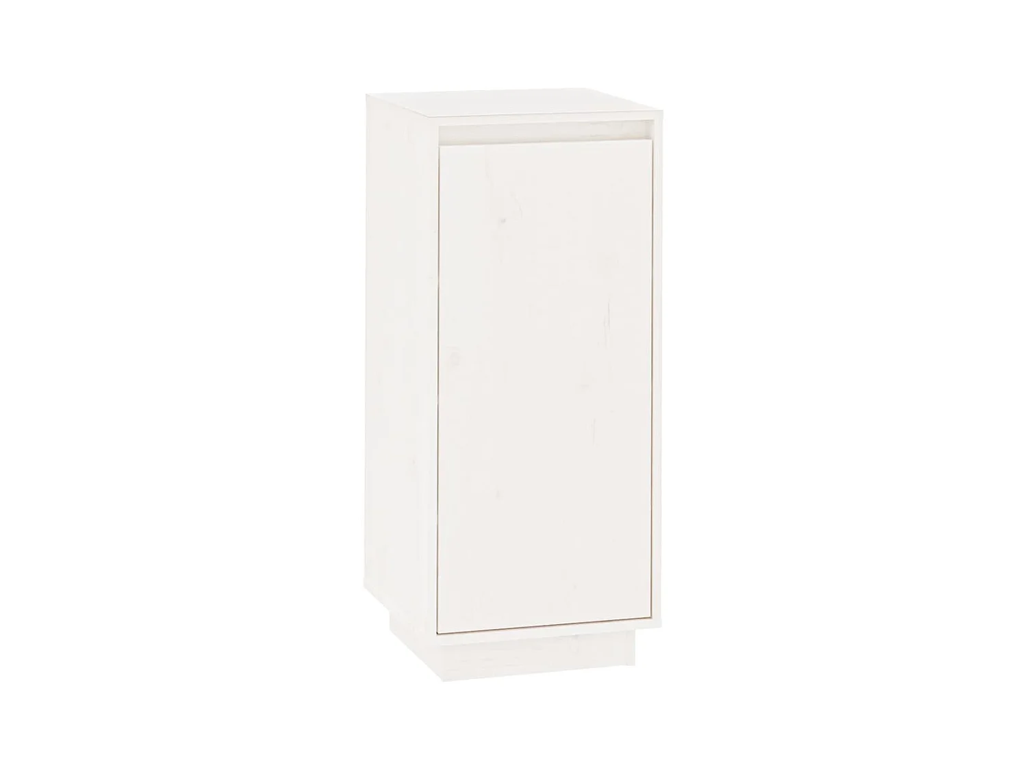 Armoire à chaussures Blanc 35x35x80 cm Bois de pin massif