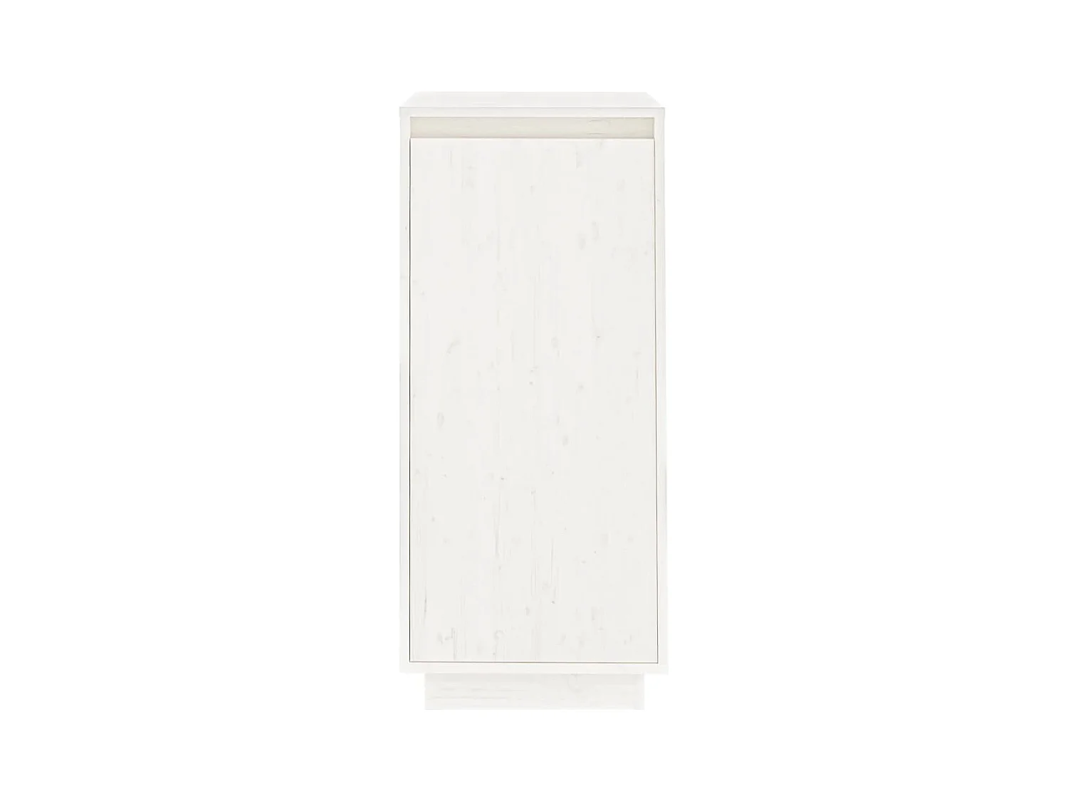 Armoire à chaussures Blanc 35x35x80 cm Bois de pin massif