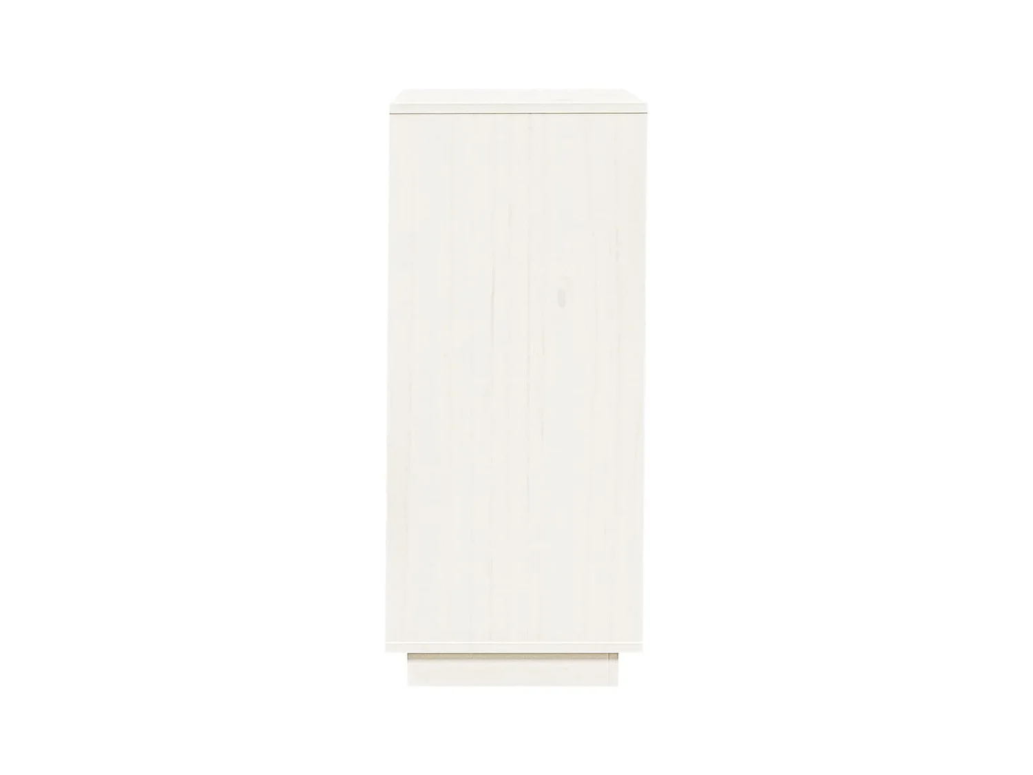 Armoire à chaussures Blanc 35x35x80 cm Bois de pin massif