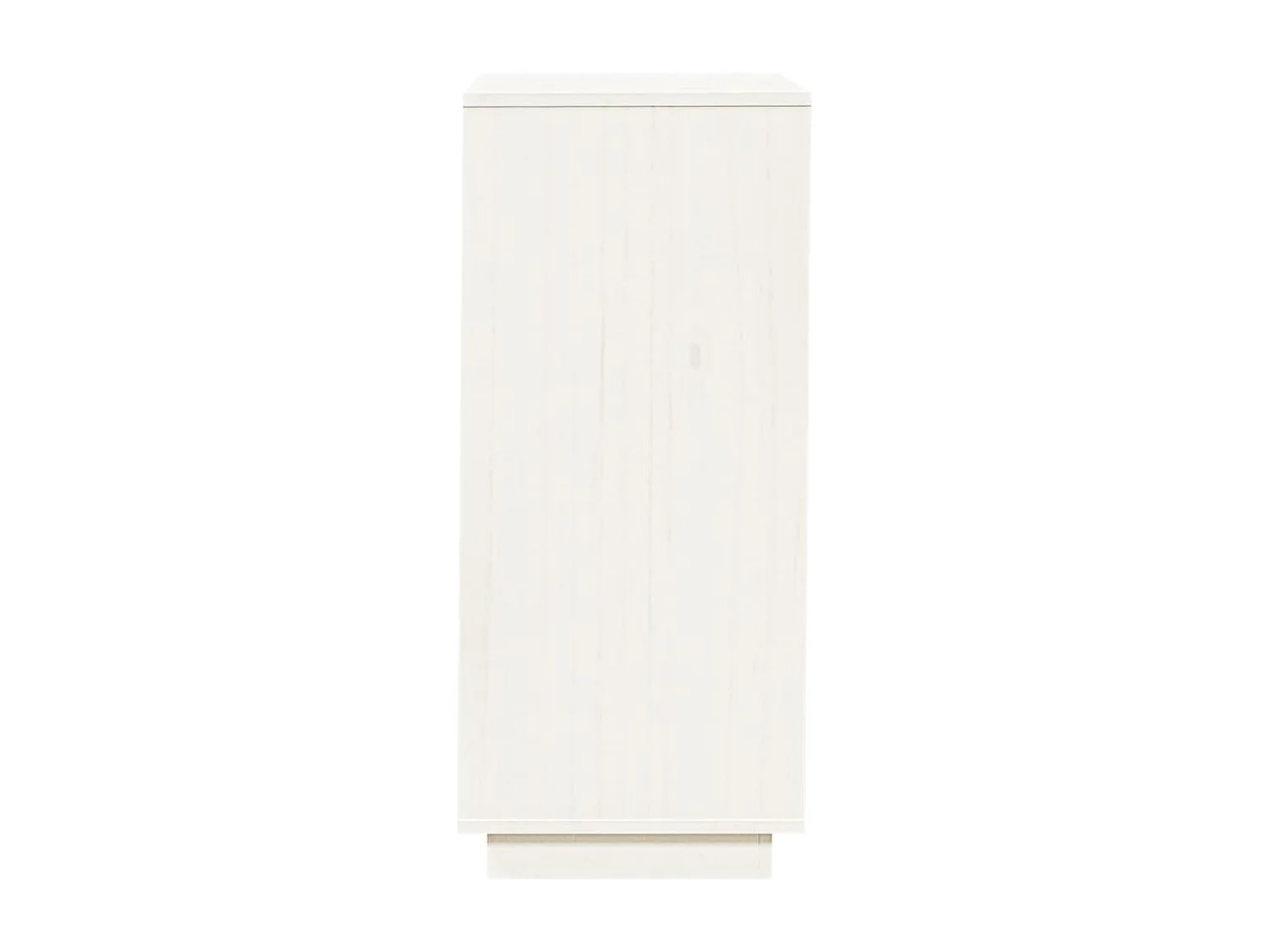 Armoire à chaussures Blanc 35x35x80 cm Bois de pin massif