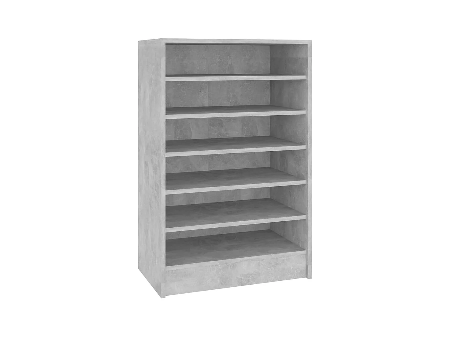 Zapatero gris hormigón 60x35x92 cm Madera de ingeniería