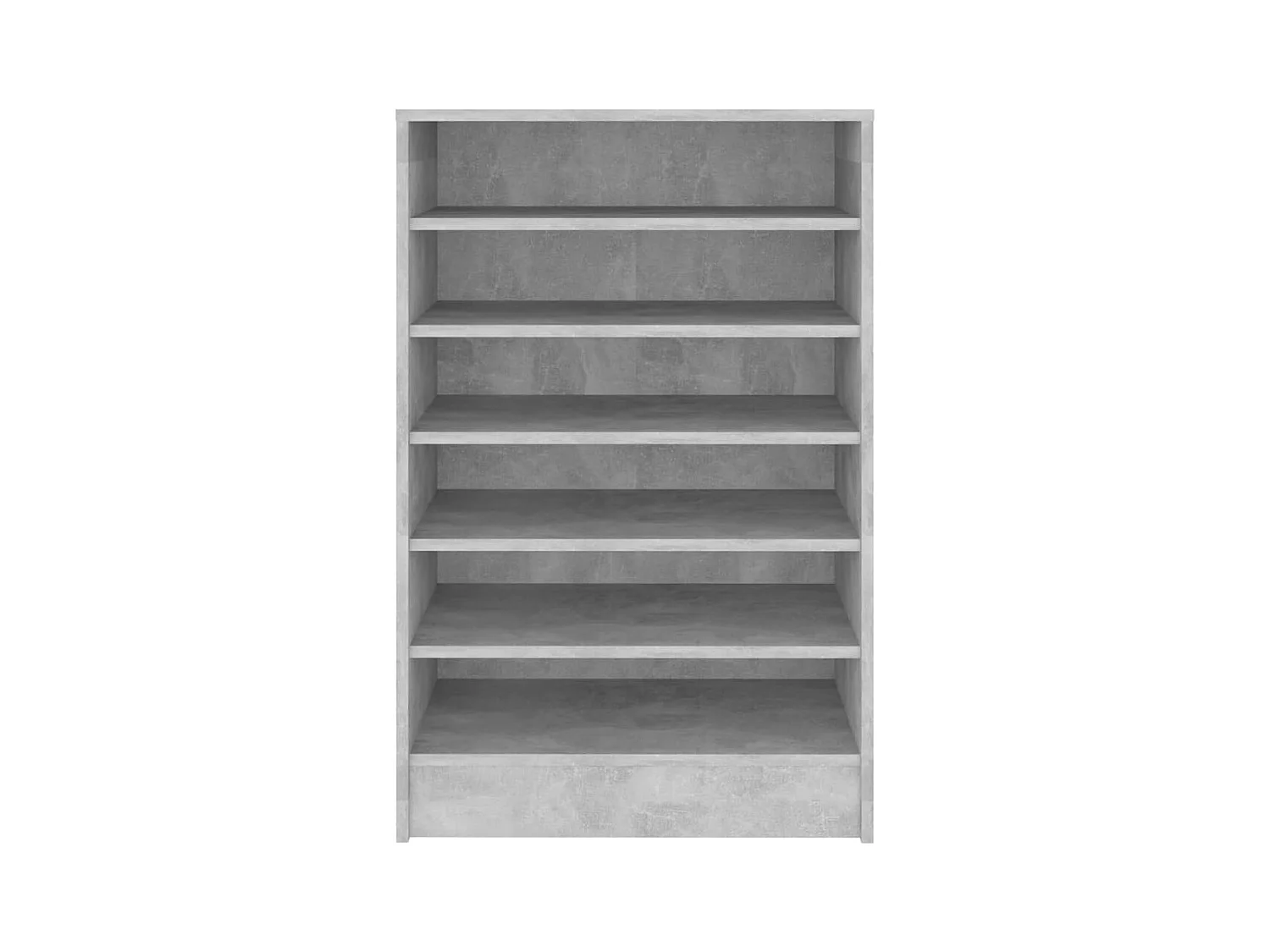 Zapatero gris hormigón 60x35x92 cm Madera de ingeniería