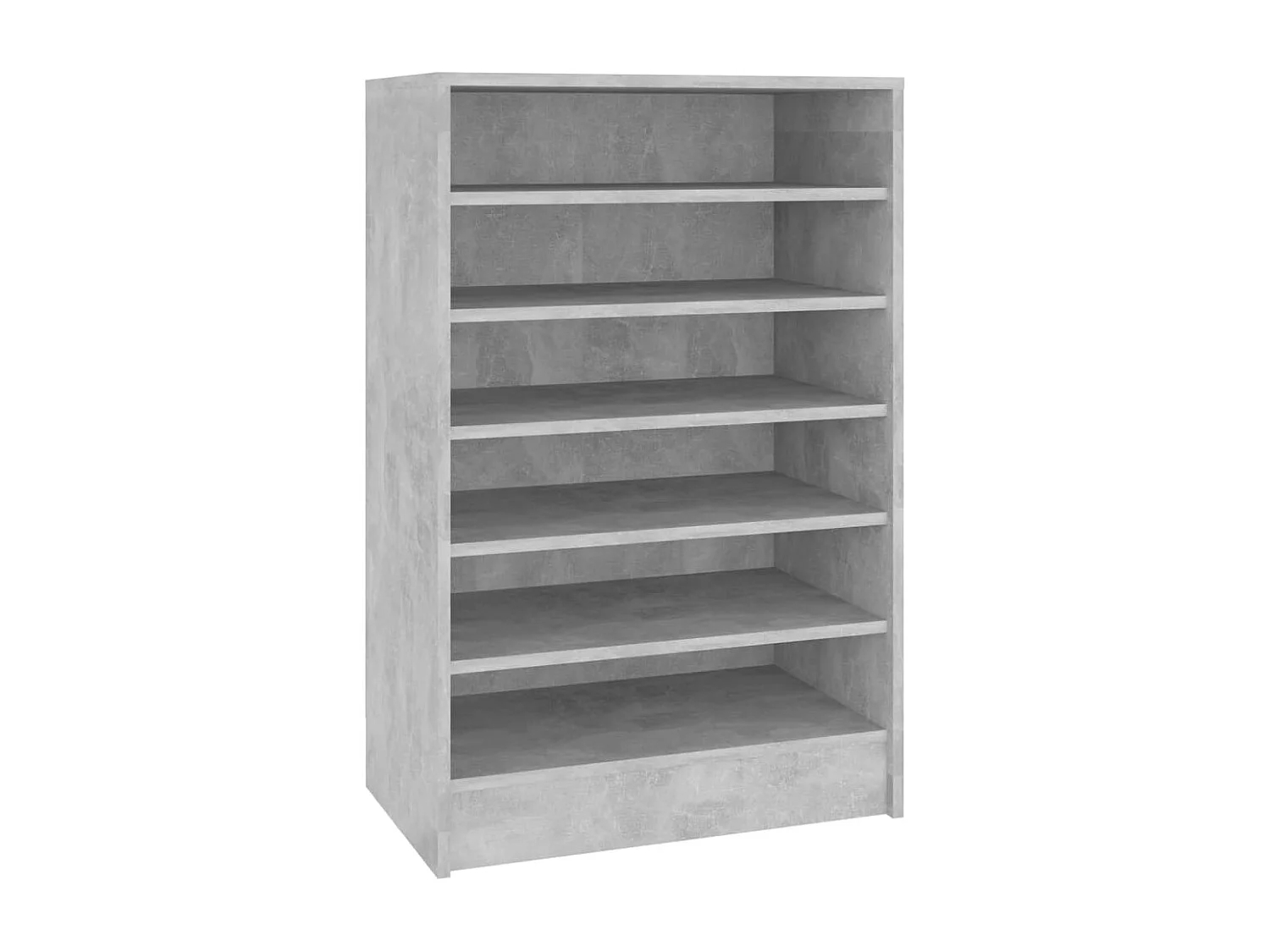 Armoire à chaussures Gris béton 60x35x92 cm Bois d’ingénierie