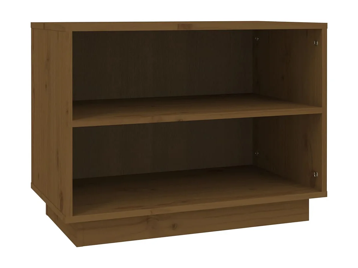 Armoire à chaussures Marron miel 60x34x45 cm Bois de pin massif