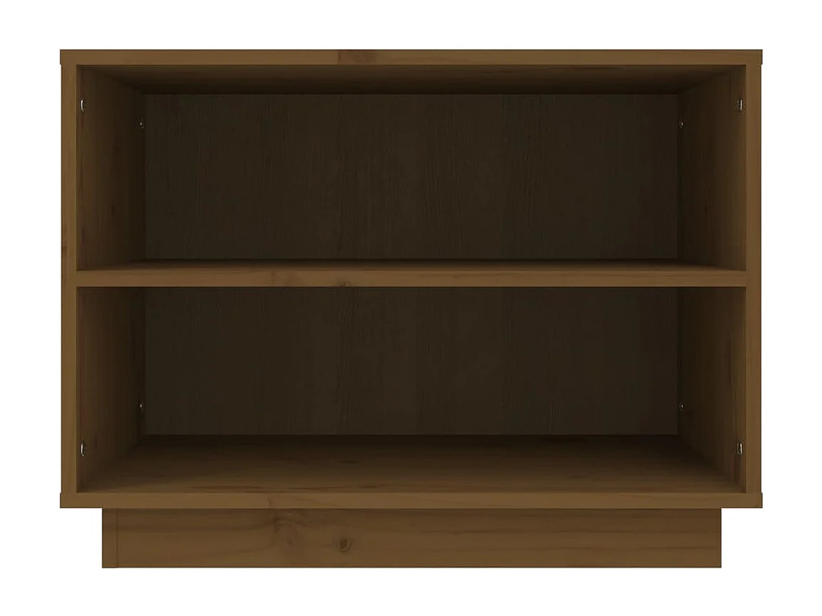 Armoire à chaussures Marron miel 60x34x45 cm Bois de pin massif