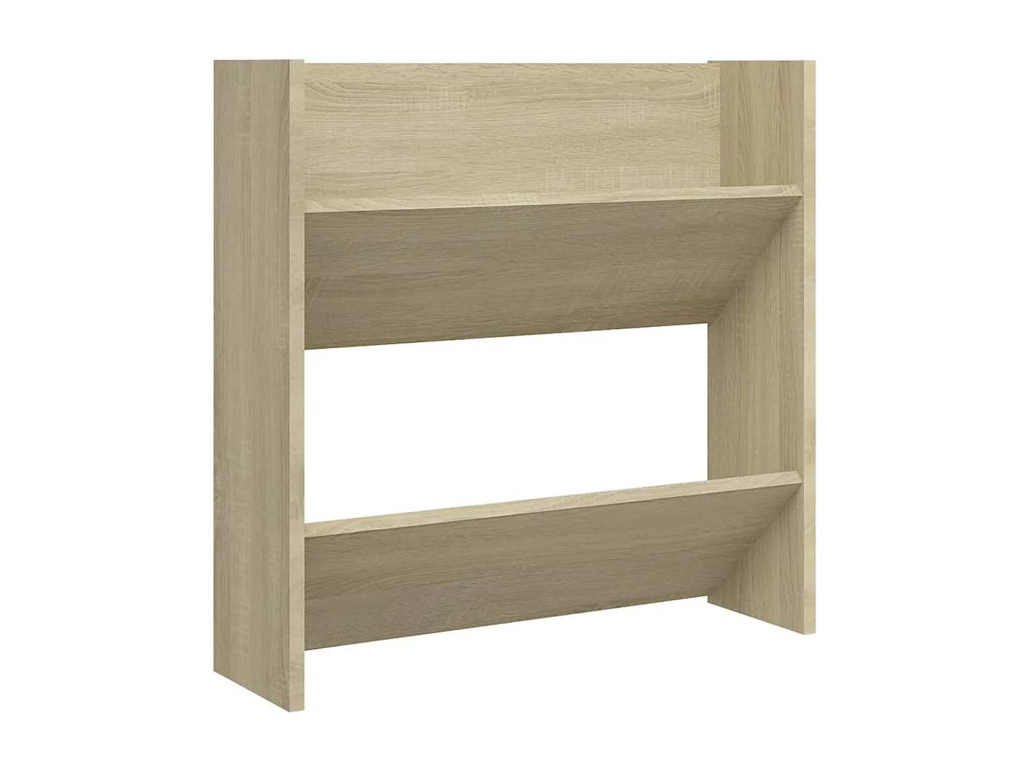 Armoires à chaussures murales 2 pcs Chêne Sonoma 60x18x60 cm