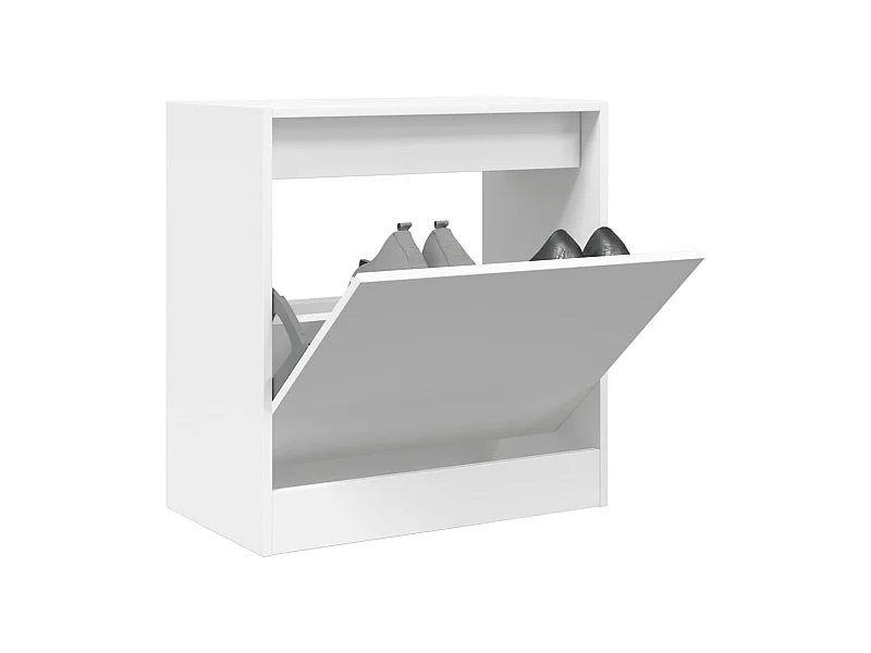 Zapatero blanco 60x34x63,5 cm madera contrachapada