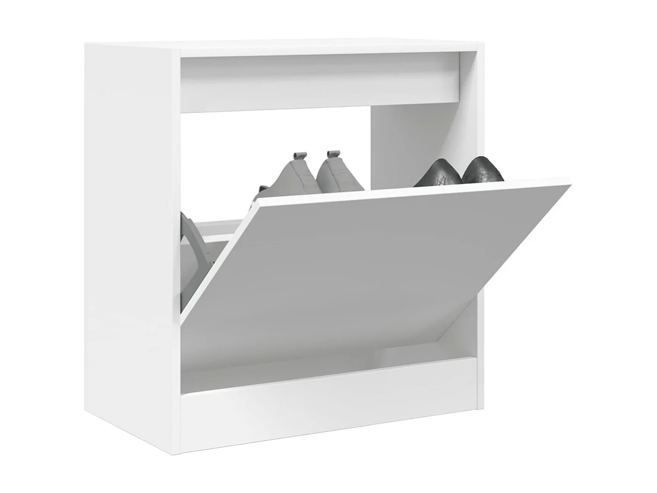 Zapatero blanco 60x34x63,5 cm madera contrachapada