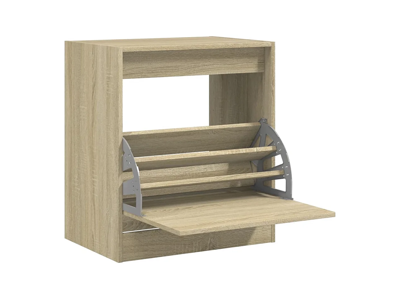 Armoire à chaussures chêne sonoma 60x42x69 cm bois d'ingénierie