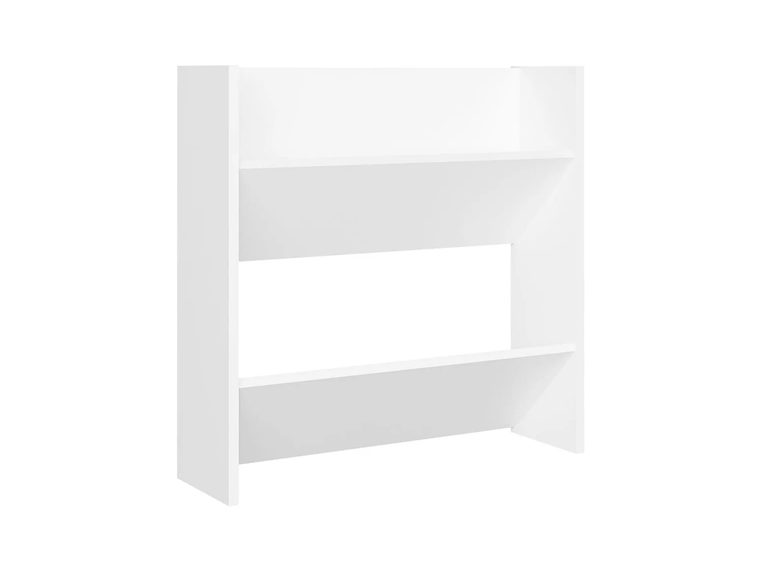 Armoires à chaussures murales 4 pcs blanc bois d'ingénierie