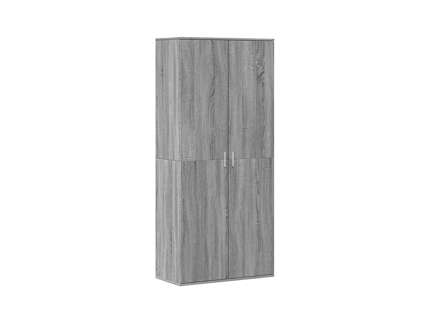 Armoire à chaussures sonoma gris 80x39x178 cm bois d'ingénierie